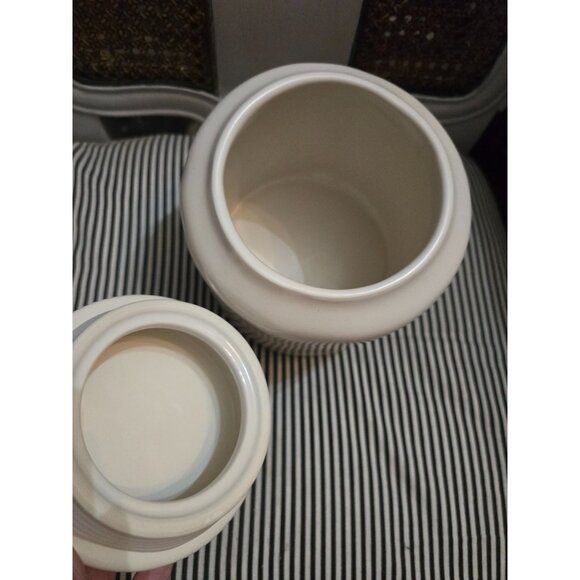 NWT Rae Dunn Happy Halloween Chubby Cannister Orange Handle - Picture 9 of 11